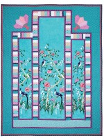 Chinoiserie Border Quilt by Marinda Stewart /41"x56"