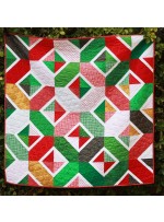 Scrappy Christmas quilt  by On Williams Street 