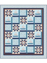 Nautical stars Quilt coastal living by fabric addict 