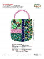 Color Block Tote feat. Jungle Menagerie By Brianna Roberts Kitting Guide 
