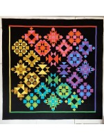 Color Therapy cotton couture Quilt by Material Girlfriends