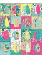 Irony Colorful Cottage Quilt by Everyday Stitches - 40"x48"