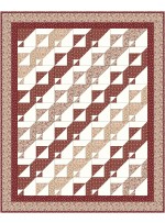 Unhinged Quilt feat. Cottagecore Terracotta by Carolyns in Stitches