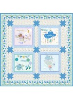 Yahoo Quilt (Blue) feat. Cowboy & Cowgirl Cuddles by Project House 360- free pattern available March 2027