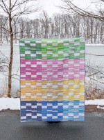 Dancing Disco Quilt by Daisi Toegel feat gingham play