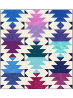 Krystal Desert Sky Quilt by Jessica Vanderburgh of Sew Many Creations /54"x60"