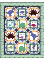 dino World Quilt by heidi pridemore / 67"x85"