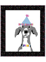 Dog Show Portrait Quilt by Susan Emory  /38"x44"