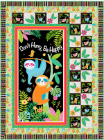 Hang in there quilt dont hurry be happy by Marsha Evans Moore 