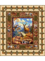 Into the Wild Quilt feat. Epic Woodland by Project House 360- free pattern available June 2027