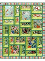 Enchanted windows - Exotica by Ladeebug design 47"x59"