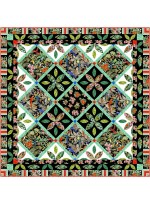 tropical enchantment - exotica by marsha evans moore /72.5"x72.5" 