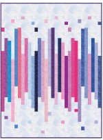 Fairy Frost Loose Change - Twilight Sky Quilt by Sam Hunter of Hunter's Design Studio /60"x84"