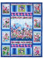 Fairy Whispers Quilt by Marinda Stewart /40.5"x52.5"