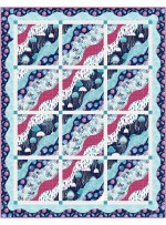 Ocean Currents - Fanciful Sea Life quilt by Marsha Evans Moore