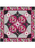 Floral fantasy Quilt by Stephanie Sheridan /57"x57"