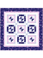 Nana's Picnic Fly by, butterfly Quilt by Brenda Plaster  /49.5"x49.5"