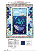Fun-der the Sea Colorful aquatic Kitting Guide - Free pattern available in December