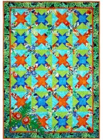 Garden Isle Quilt by Marinda Stewart / 42"x60"