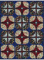 courtyard quilt gilded age by everyday stitches 