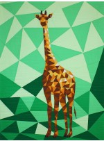 Jungle Abstractions: The Giraffe by Violet Craft - 44x60"