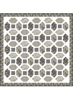 crown jewels black hampton court by Christine Stainbrook quilt - free pattern available in January 2024