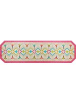 Happy table runner by Sarah Vedeler