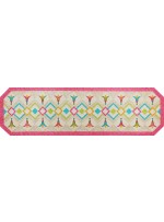 Happy table runner by Sarah Vedeler