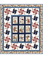 Lil Rodeo happy trails quilt by christine stainbrook - free pattern available in December, 2023