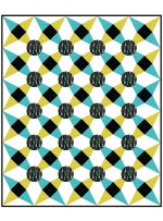 Exclamation Quilt by Susan Emory  /60"x72"
