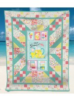 Panel Blast Hello Summer Quilt by Swirly Girls Design /64"x75"