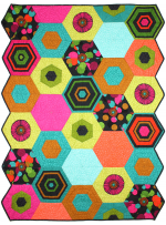 Hexagon Puzzle QUILTS by Marinda Stewart