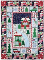 Home for the Holidays Quilt by Marinda Stewart /40"x55"