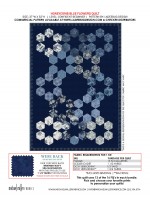 Honeycomb Blue Flowers by Ladeebug Designs feat. True Blue Kitting Guide