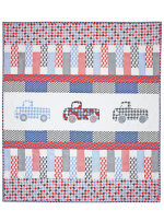 Houndstooth Trucks Quilt by Emily Herrick