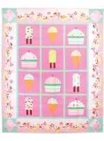 Ice Cream, You Scream Quilt by Joanna Marsh /56"x69"