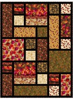 Royal Dream Tiles Quilt feat. Jacobean Dreams by Ladeebug Design