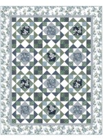 Jolene Blue Quilt by Heidi Pridemore /69"x87"