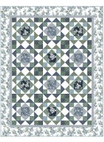 Jolene Blue Quilt by Heidi Pridemore /69"x87"