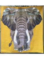 Jungle Abstractions: The Elephant by Violet Craft  /54"x60"