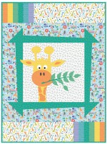 Sammy's Safari - jungle safari quilt by Sassfras Lane Designs 40"x54"