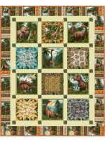 Let's Go Get That Dino! Quilt feat. Jurassic Wilds by Natalie Crabtree- free pattern available March 2027