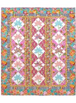 Kashmir Blooms Quilt by Marsha Moore /53.5"x63.5"