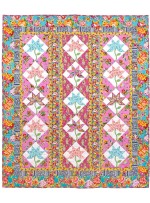 Kashmir Blooms Quilt by Marsha Moore /53.5"x63.5"
