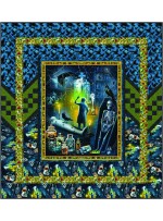 Panel Glow Quilt feat. Lab of Horrors by Swirly Girls Design