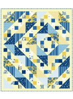 Provencial Labyrinth Cream Quilt by Heidi Pridemore /58"x67"