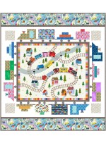 Whistle Stop Tour Quilt feat. Little Locomotives by Natalie Crabtree- free pattern available September 2026
