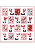 love notes quilt vintage valentines by natalie crabtree - Free Pattern available in October, 2023