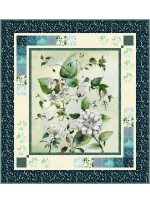 Gwendolyn's Greenhouse Quilt feat. Meadow Garden by Natalie Crabtree - free pattern available October, 2025
