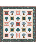 forest findings quilt midnight forest by natalie crabtree -Free pattern available in October